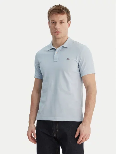 Gant Tricou polo Shield albastru