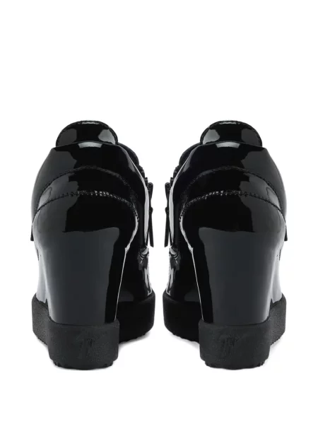 Sneakerși Giuseppe Zanotti cu pană negru