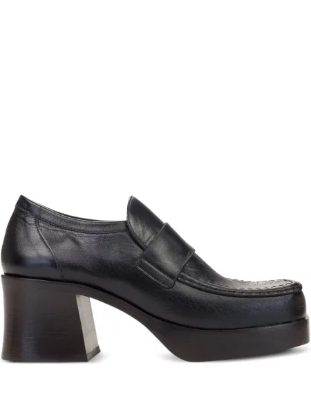 Pantofi loafer Marni cu platformă negru