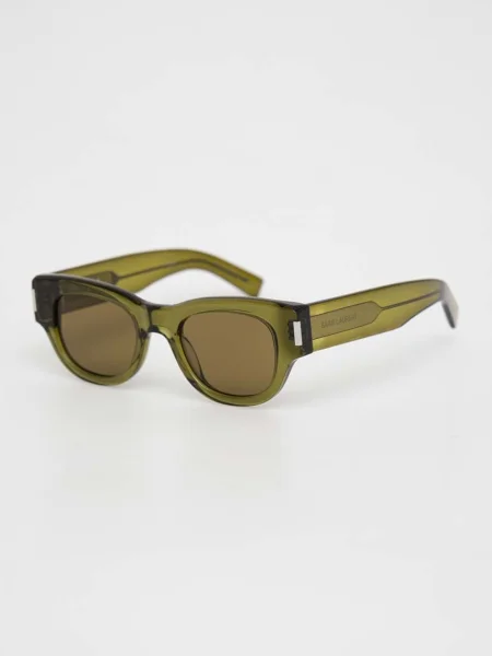 Saint Laurent ochelari de soare femei verde negru