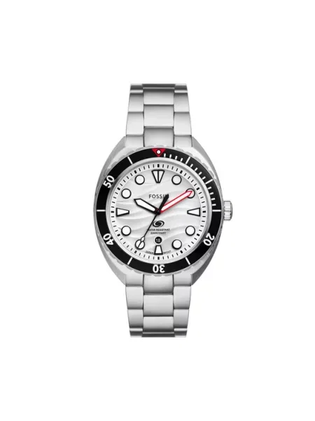 Fossil Hodinky Neutra Chrono Hnědá černé