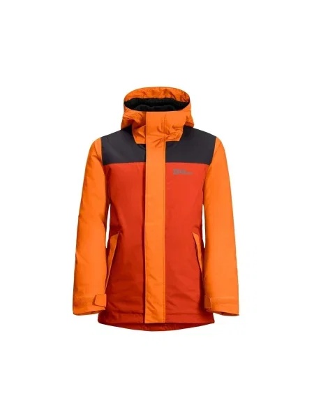 Geacă copii Jack Wolfskin portocaliu