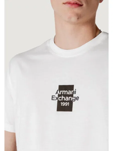 Casual tričko Armani Exchange bílé