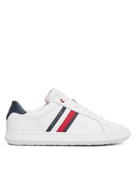 Tommy Hilfiger Сникърси Essential Leather Cupsole бял