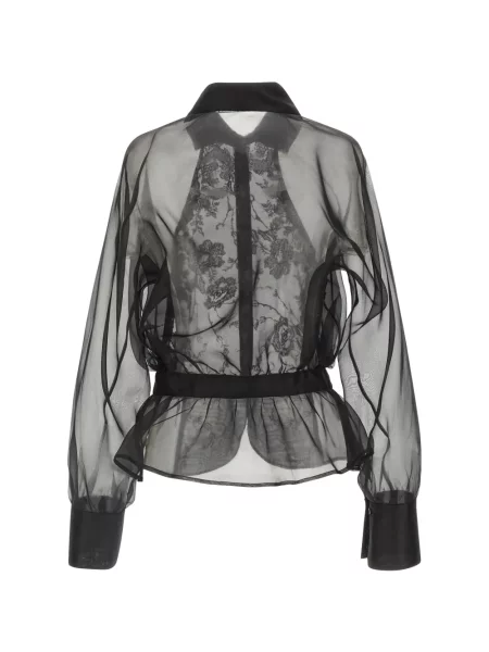 Cămașă Ermanno Scervino din dantelă negru