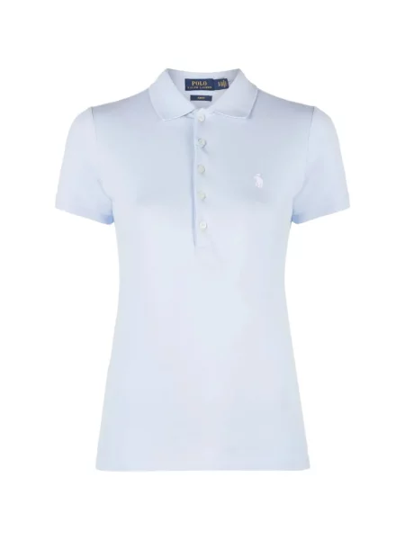 Tricou polo Polo Ralph Lauren cu autograf din fleece negru