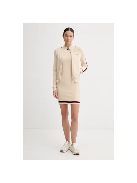 Sukienka mini Guess beżowa