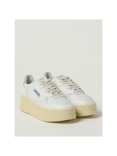 Sneakersy Autry na platformie białe