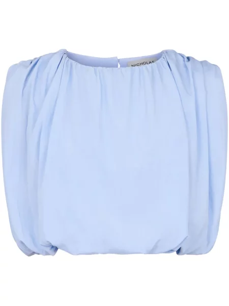 Top Nicholas albastru