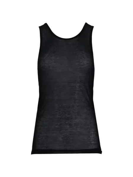Top Ann Demeulemeester din jerseu negru