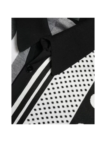 Kardigan Dolce And Gabbana z kołnierzem czarny