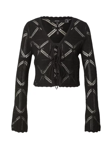 VERO MODA Geacă tricotată VMLola' negru