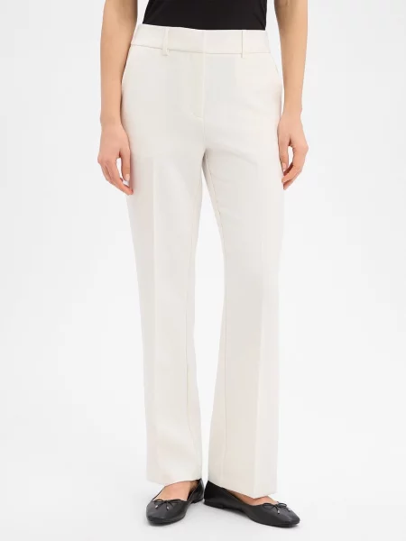 Y.A.S Spodnie Likka Kobiety Sztuczne włókno jednolity 34 biały
