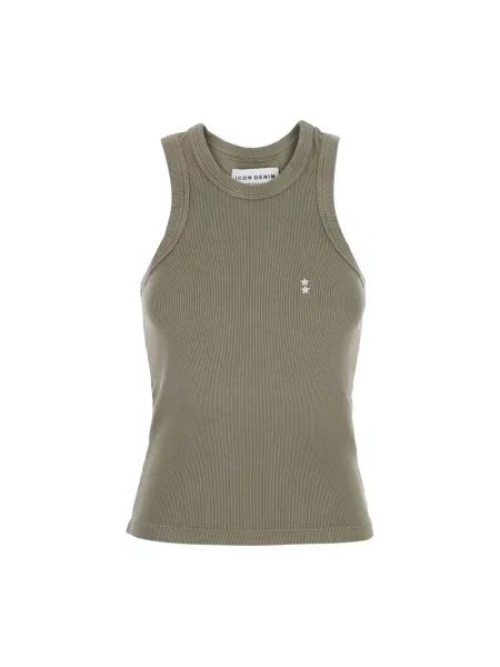 Top Icon Denim zielony