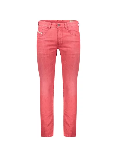 Mršav skinny fit traperice Diesel ružičasta