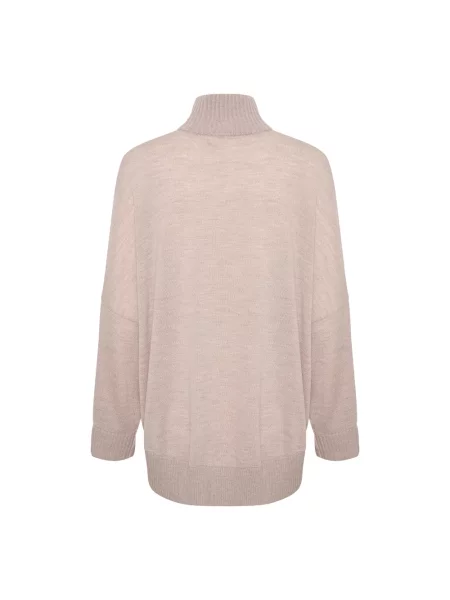 Sweter Inwear w kolorze melanż brązowy