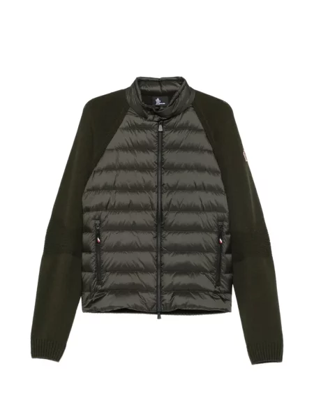 Prošívaný bunda Moncler Grenoble zelená