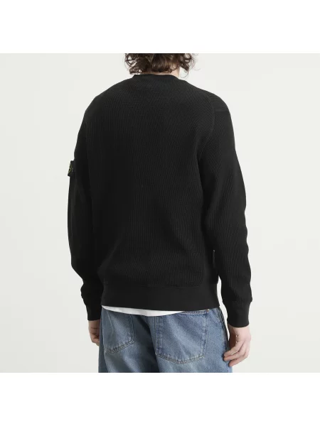 Bluza nierozpinana Stone Island czarna