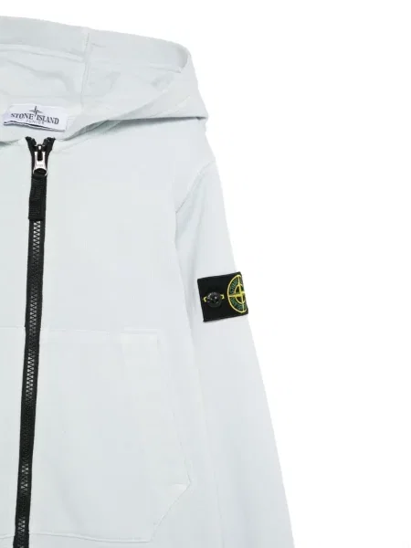Bluza z kapturem dziecięca Stone Island niebieska