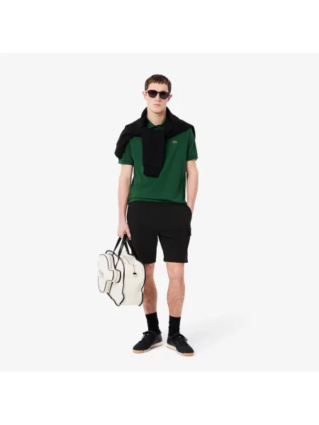 Lacoste Szorty Regular Fit czarne