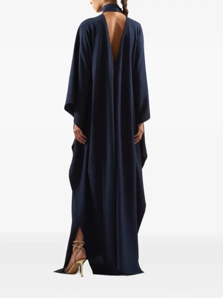 Rochie maxi Taller Marmo din crep albastru
