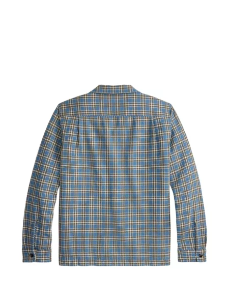Καρό πουκάμισο Ralph Lauren Rrl μπλε