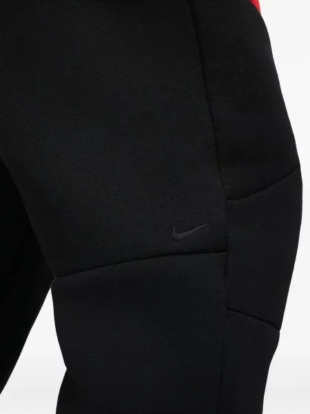 Tricou grafic Nike cu imagine alergare din fleece negru