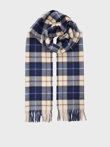 Шерстяной клетчатый шарф Gant