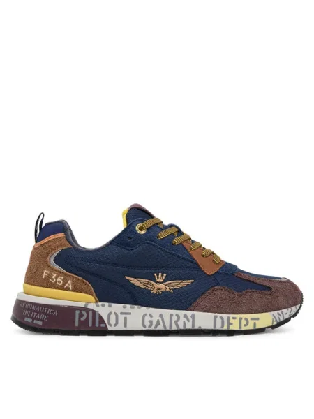 Маратонки Aeronautica Militare SNEAKERS мъжки тъмносиньо