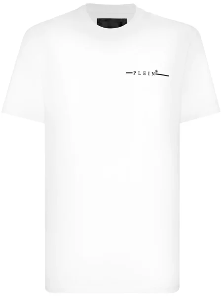 Tricou Philipp Plein cu imagine alb
