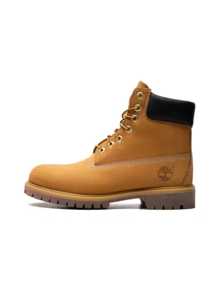 Botki Timberland wodoszczelne skórzane wiązane brązowe