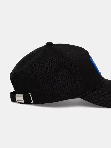 Baseballová čepice Karl Lagerfeld Jeans hladká černá