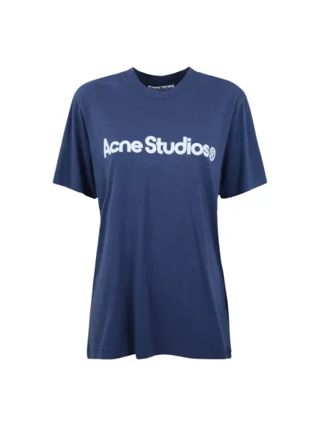 Koszulka Acne Studios niebieska