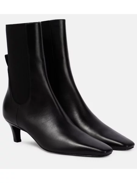 Cizme scurte Toteme din piele negru