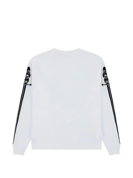 Lung tricou Pleasures alb