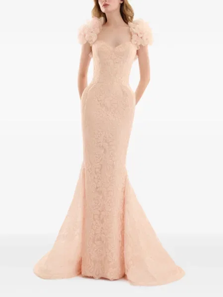 Макси рокля Gemy Maalouf розово