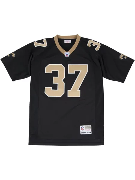 Cămașă Mitchell & Ness din jerseu negru