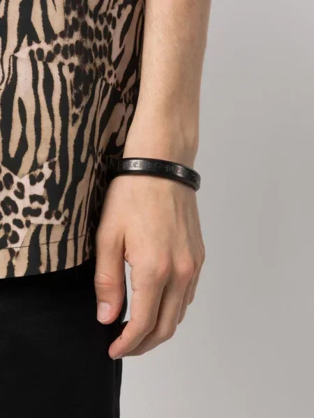 Brăţară Philipp Plein cu autograf negru