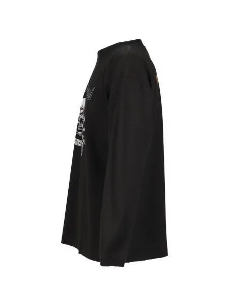 Lung tricou Vetements cu imagine negru