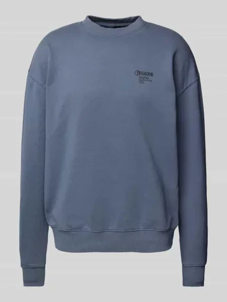Bluza z nadrukiem z logo Pegador błękitna