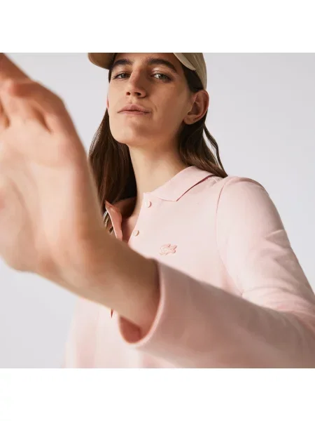 Поло Lacoste розовое
