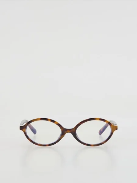 Reserved Ochelari transparenti negru