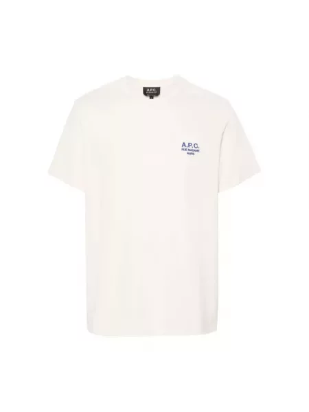 Koszulka A.p.c. z krótkim rękawem biała
