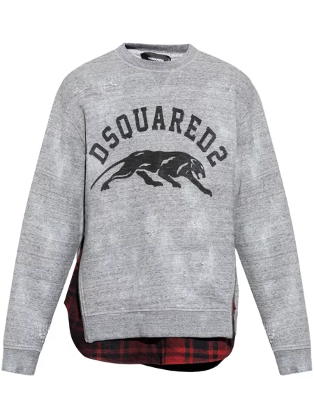 Hanorac Dsquared2 cu imagine gri