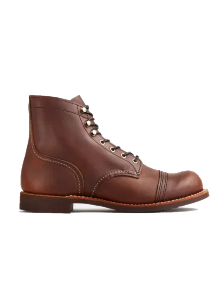 Botki Red Wing Shoes sznurowane koronkowe czerwone