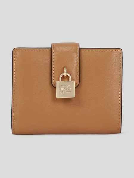 Karl Lagerfeld portofel K/AUTOGRAPH maro