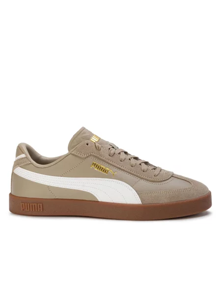 Buty sneakersy sportowe Puma CLUB II ERA brązowe