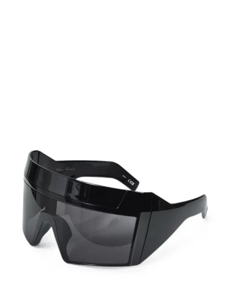 Ochelari de soare Rick Owens cu imprimeu geometric negru