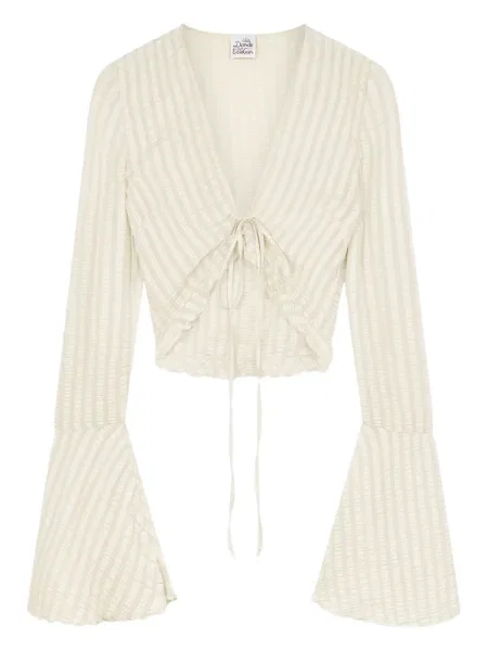 Jedwabna bluzka Donde Esteban o krotszym kroju