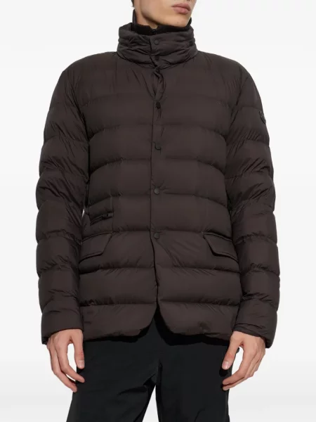 Geacă cu puf Moncler maro